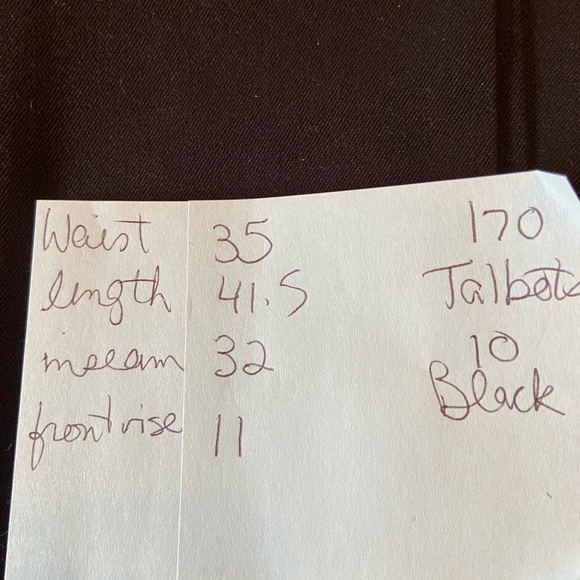 Talbots size 10 Heritage slacks with permanent creases for no ironing. Quality. - Picture 3 of 8